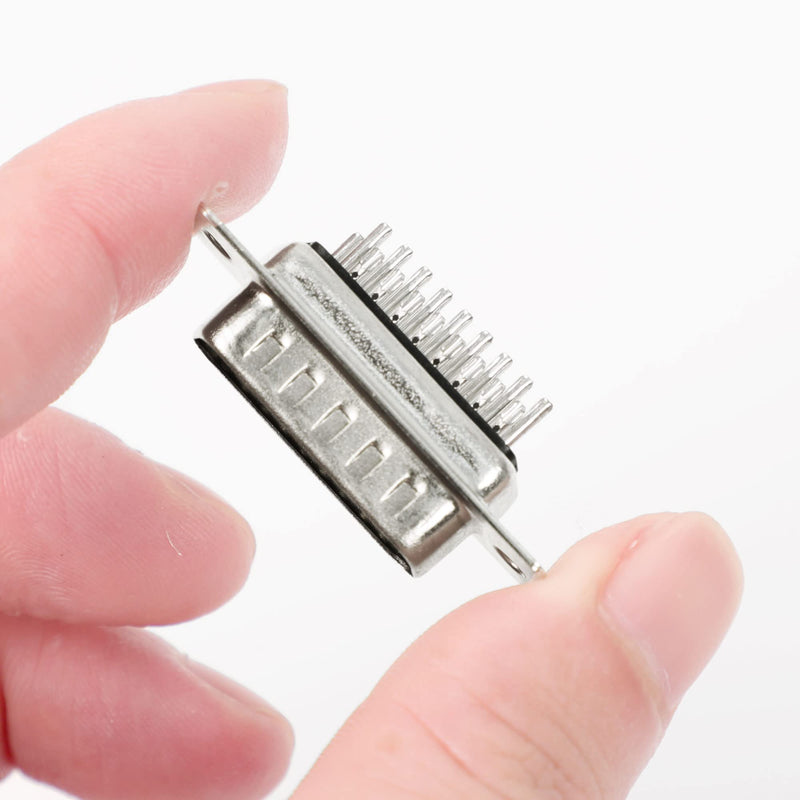 [Australia - AusPower] - uxcell DB26 26 Pin 3 Row Solder Type Panel Mount Male Connector 5PCS 