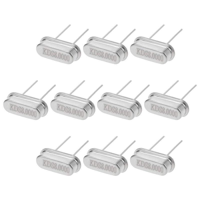 [Australia - AusPower] - uxcell DIP Quartz Crystal Oscillators Resonators 8MHz HC-49S Replacements 10 Pcs 