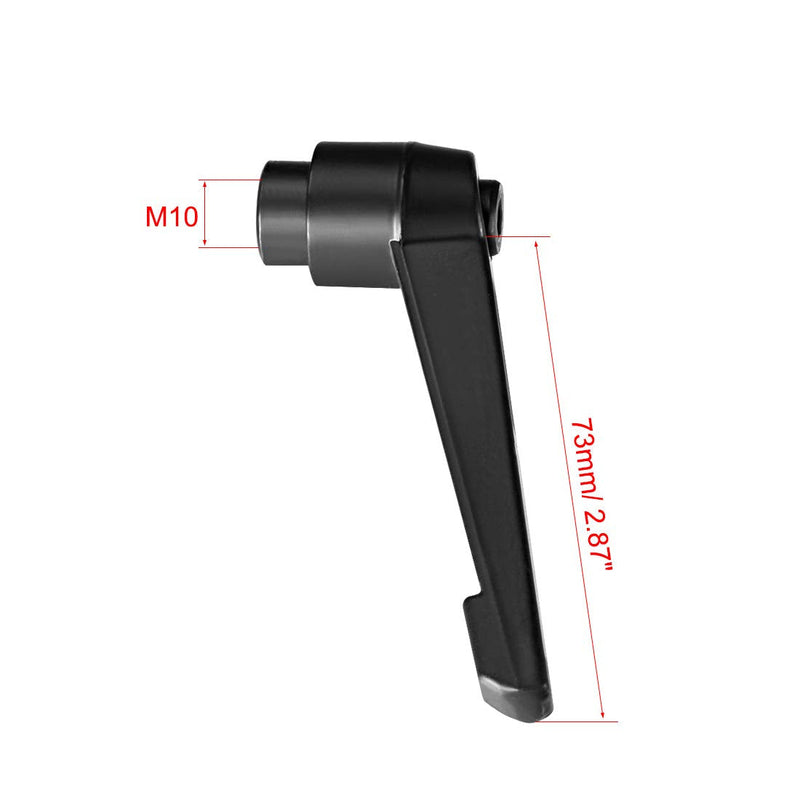 [Australia - AusPower] - uxcell M10 Handle Adjustable Clamping Lever Thread Push Button Ratchet Female Threaded Stud 3 Pcs 