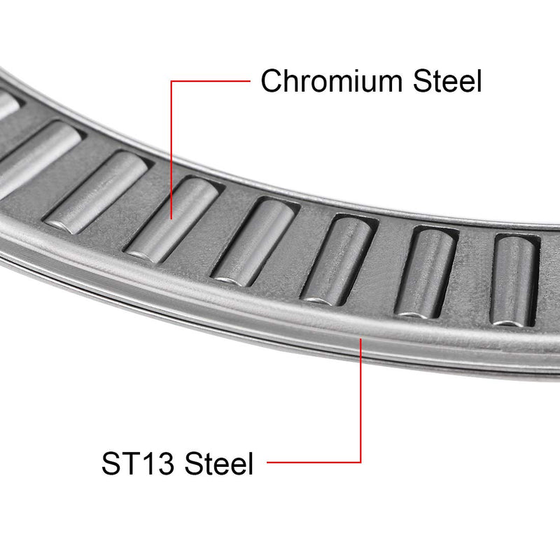 [Australia - AusPower] - uxcell NTA4052 Thrust Needle Roller Bearings 2-1/2" Bore 3-1/4" OD 5/64" Width 2pcs 2-1/2"x3-1/4"x5/64" 