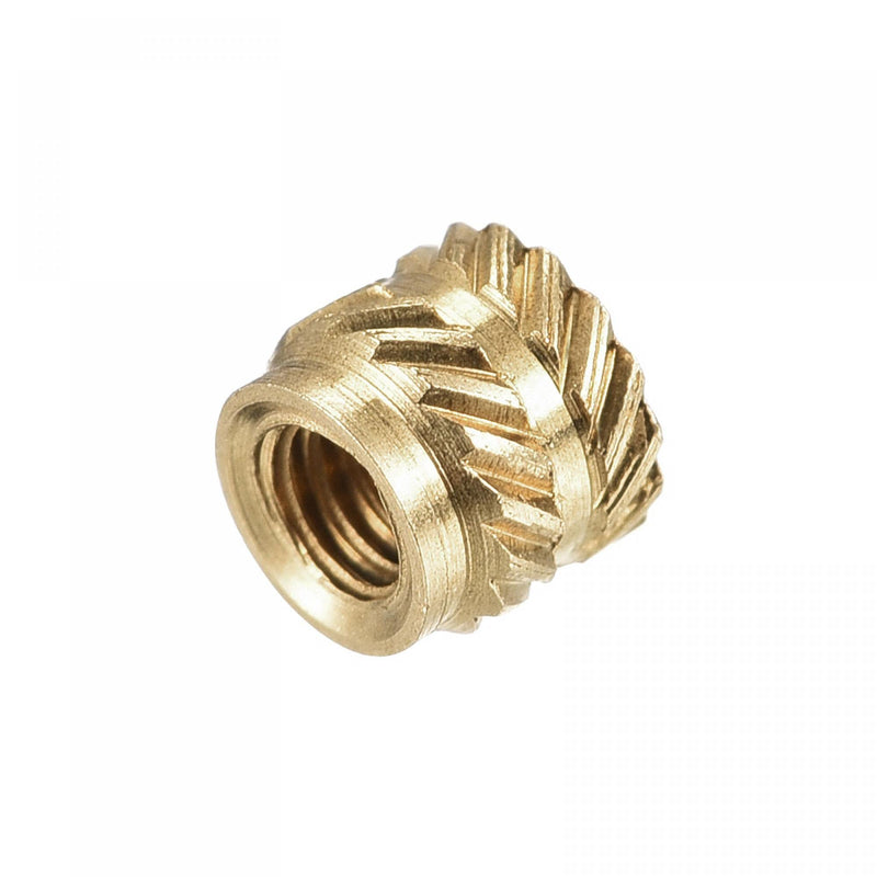 [Australia - AusPower] - uxcell Knurled Insert Nut M2 x 3mm L x 3.5mm OD Female Thread Brass Embedding Nut 120 Pcs M2 x 3mm x 3.5mm 