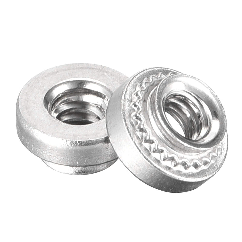[Australia - AusPower] - uxcell Self -Clinching Nuts,#4-40 x 0.11-Inch Stainless Steel Rivet Nut Round Head Steel Metal Sheet Mounting Hardware Fastener 100pcs #4-40x2.74mm 