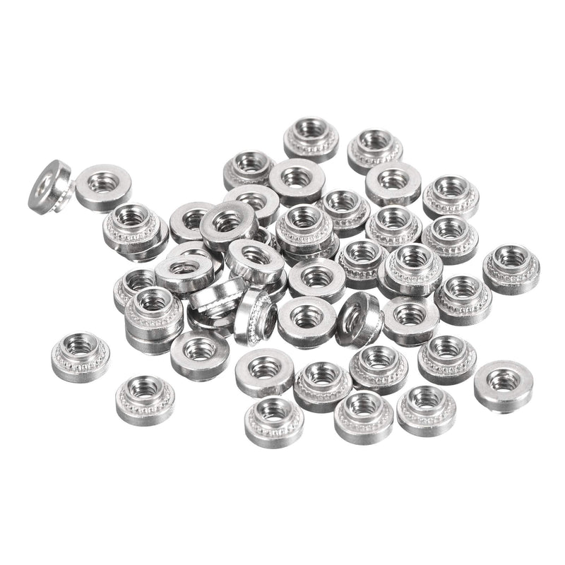 [Australia - AusPower] - uxcell Self -Clinching Nuts,#4-40 x 0.11-Inch Stainless Steel Rivet Nut Round Head Steel Metal Sheet Mounting Hardware Fastener 100pcs #4-40x2.74mm 