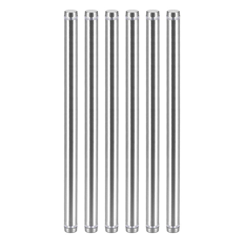 [Australia - AusPower] - uxcell 1/2 Dia x 8"(12x204mm) Double Head Standoff Screws Acrylic Glass Nails 6pcs 