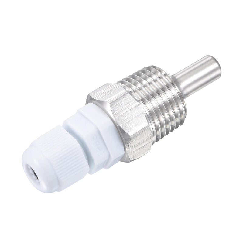 [Australia - AusPower] - uxcell 8mm Dia G1/2 Thermowell Weldless Stainless Steel 304 30mm Length for Beer Fermenter 