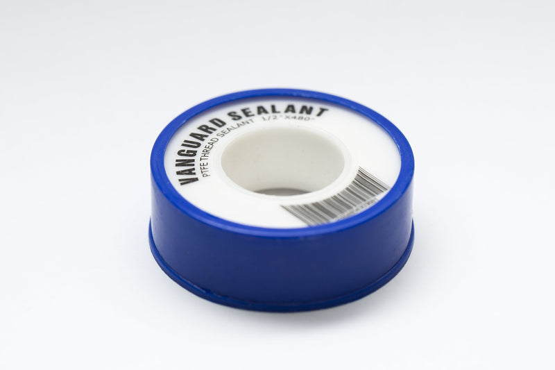 [Australia - AusPower] - PTFE Plumbers Water Sealant Thread Tape 460" Length 1/2" Width White by Vanguard Sealants Perfect for Shower Heads and Pipe Threads 
