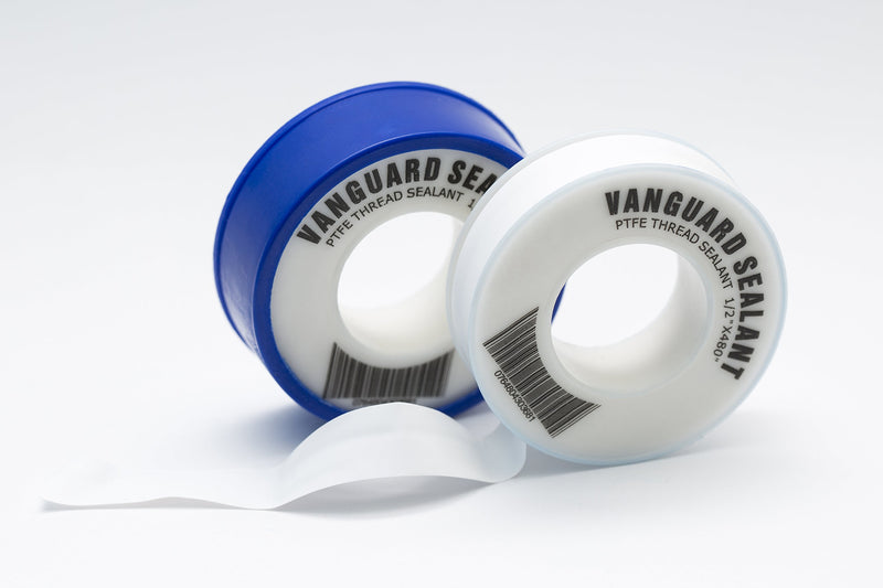 [Australia - AusPower] - PTFE Plumbers Water Sealant Thread Tape 460" Length 1/2" Width White by Vanguard Sealants Perfect for Shower Heads and Pipe Threads 