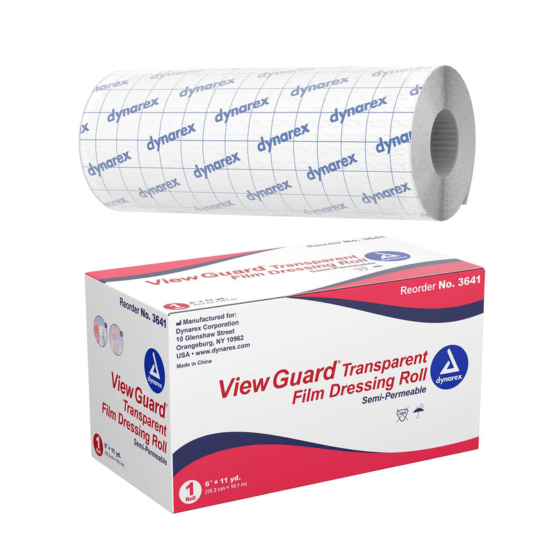 [Australia - AusPower] - Dynarex 3641 View Guard Transparent Film Dressing Roll 6"x11yds Each 