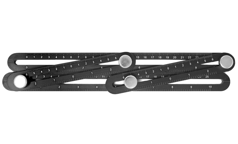 [Australia - AusPower] - VViViD Heavy-Duty Adjustable Ruler (Angularizer 4 Holder Black Aluminum) 