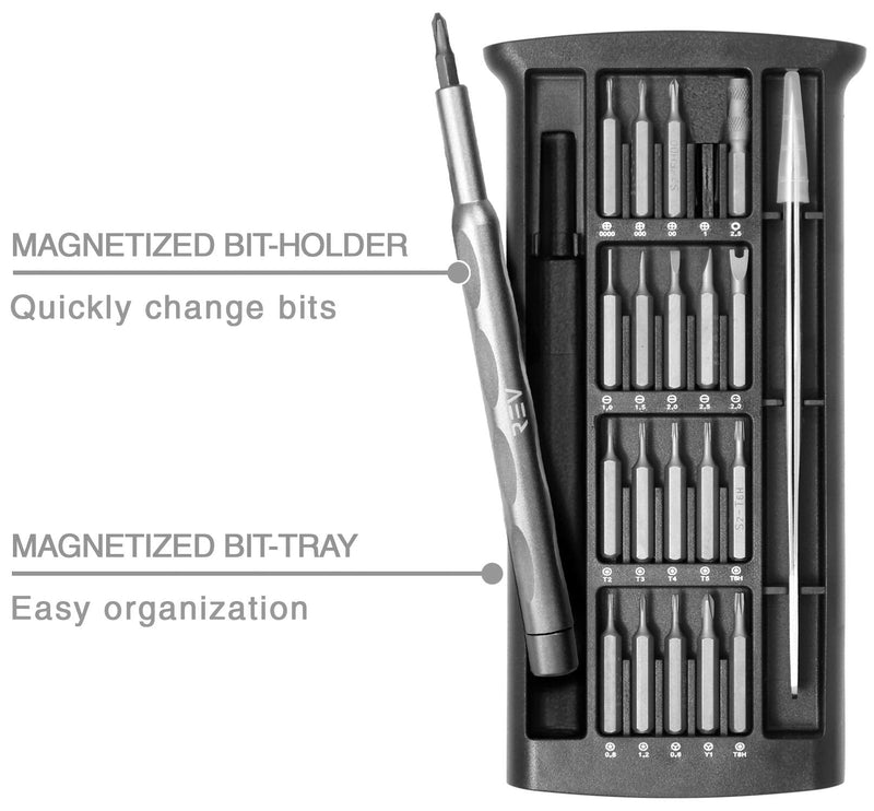 [Australia - AusPower] - VViViD REV Multipurpose Precision Screwdriver Repair Kit (22 Piece Precision Kit) 22 Piece Precision Kit 
