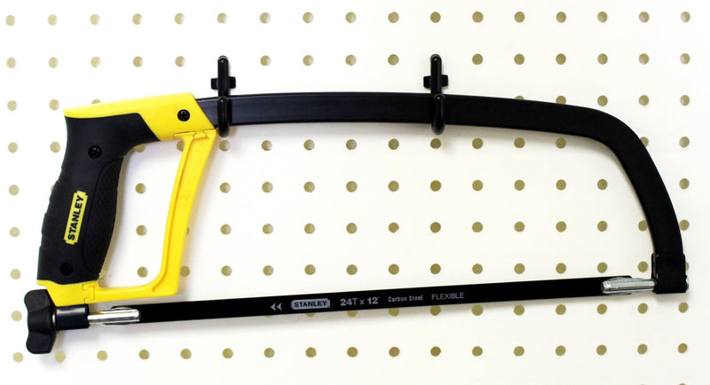 [Australia - AusPower] - WallPeg Locking PEG Hook Kit - 100 L Pegboard Hooks Tool Storage Garage Organizer Choice B/W (100, Black) 
