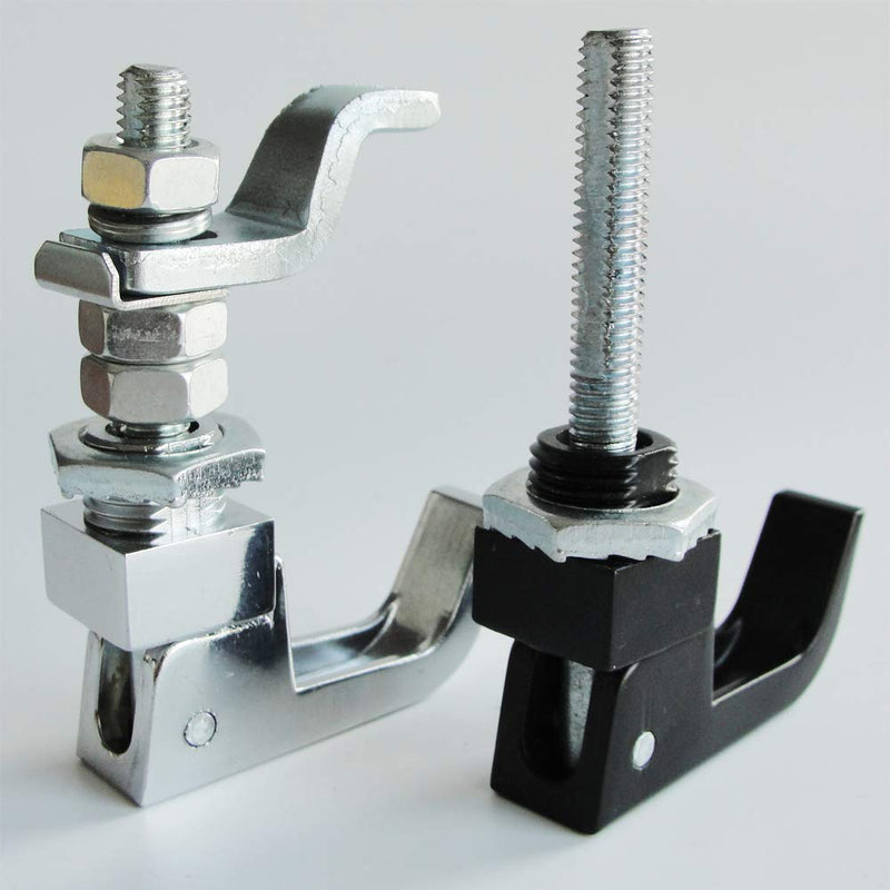 [Australia - AusPower] - 2PCS Black Powder Coated Lift and Turn Compression Latch, Adjustable Grip 
