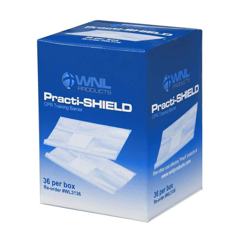 [Australia - AusPower] - WNL Products WL3136-2PACK CPR Practi-Shield Manikin Training Protector (72 Shields) 72 Shields 