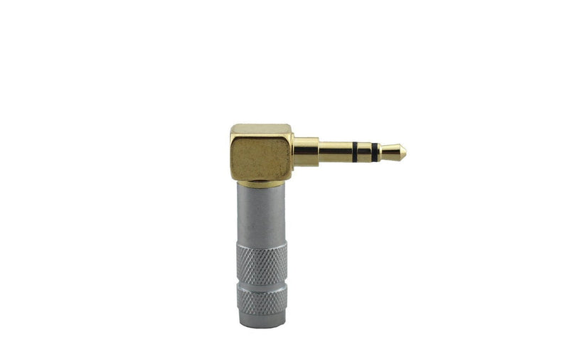 [Australia - AusPower] - [2pcs] 3.5mm Right Angle Male Plug Gold Plated Solder Connector [Wv-lstp-2] 