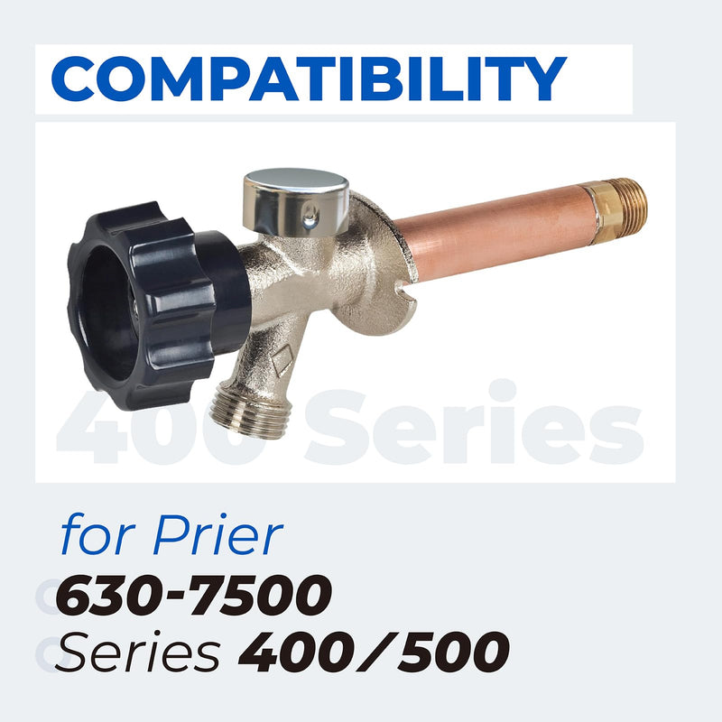 [Australia - AusPower] - Xinafan 630-7500 Vacuum Breaker Repair Kit Compatible with Prier 400 500 Series Part Accessories Pressure Vacuum Breaker Outside Faucet Wall Hydrants Replacement Plunger Assembly 