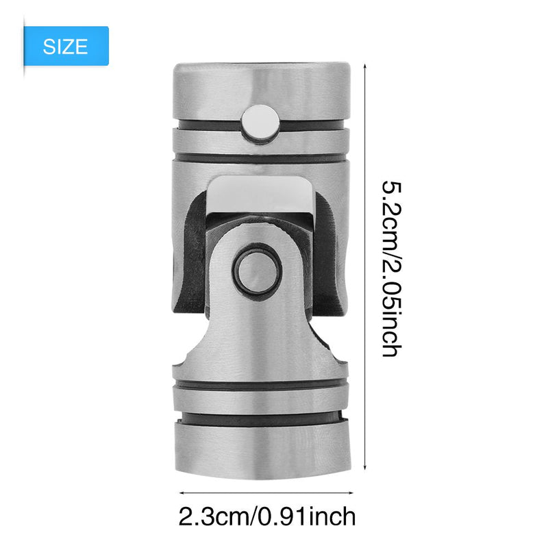 [Australia - AusPower] - 12mm Universal Joint, 40cr Steel 12 × 23 × 52mm Universal Joint U-Joint Shaft Joint Motor Connector 