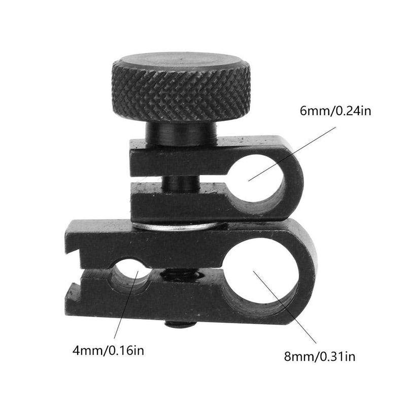 [Australia - AusPower] - Clamp Chuck, Dial Indicator Clamp Chuck Sleeve Lever Dial Gauge Swivel Dovetail Clamp for Dial Test Indicator 8MM 6MM 4MM 