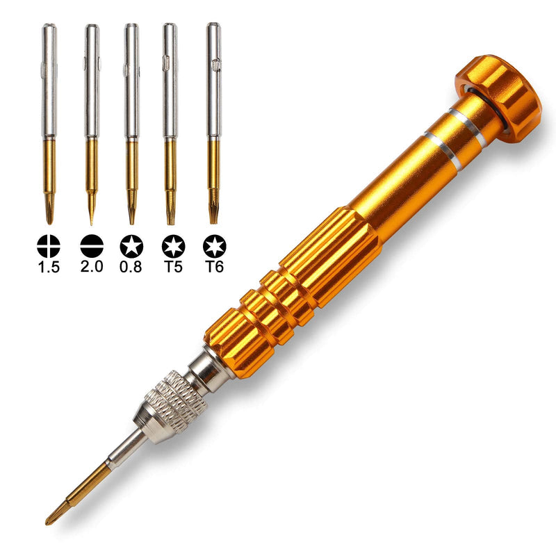 [Australia - AusPower] - YANPLS Small Screwdriver Watch Glasses Mini Set, Micro Precision Tiny Screwdriver Set Small Screwdriver Set for Electronics Eyeglass 