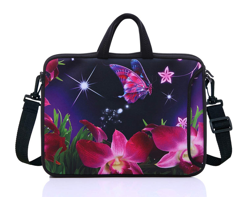 [Australia - AusPower] - 15.6-Inch Laptop Shoulder Sleeve Bag Case With Handle For 15 15.6" Acer Dell Hp(pink) Pink 