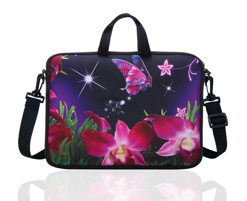 [Australia - AusPower] - 15.6-Inch Laptop Shoulder Sleeve Bag Case With Handle For 15 15.6" Acer Dell Hp(pink) Pink 