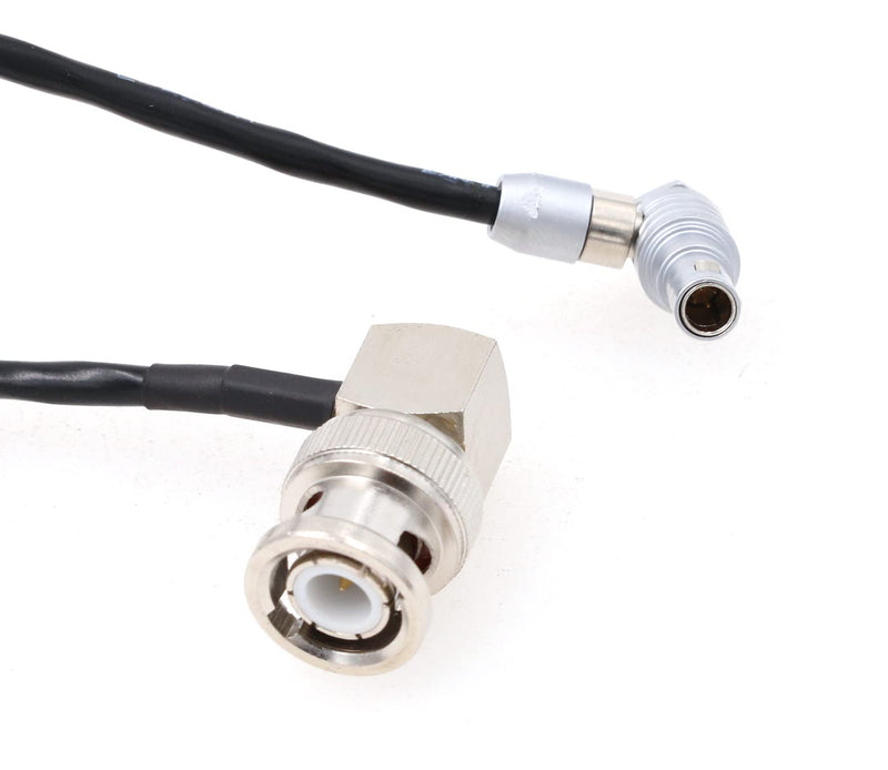 [Australia - AusPower] - ZBLZGP Time Code Adapter Cable for Red Epic Scarlet Right Angle BNC Male to Right Angle 00B 4 Pin Male Nor1438 Cable elbow 4 pin 