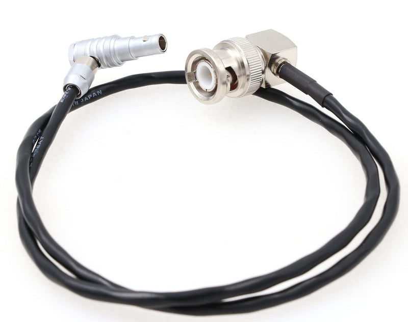 [Australia - AusPower] - ZBLZGP Time Code Adapter Cable for Red Epic Scarlet Right Angle BNC Male to Right Angle 00B 4 Pin Male Nor1438 Cable elbow 4 pin 