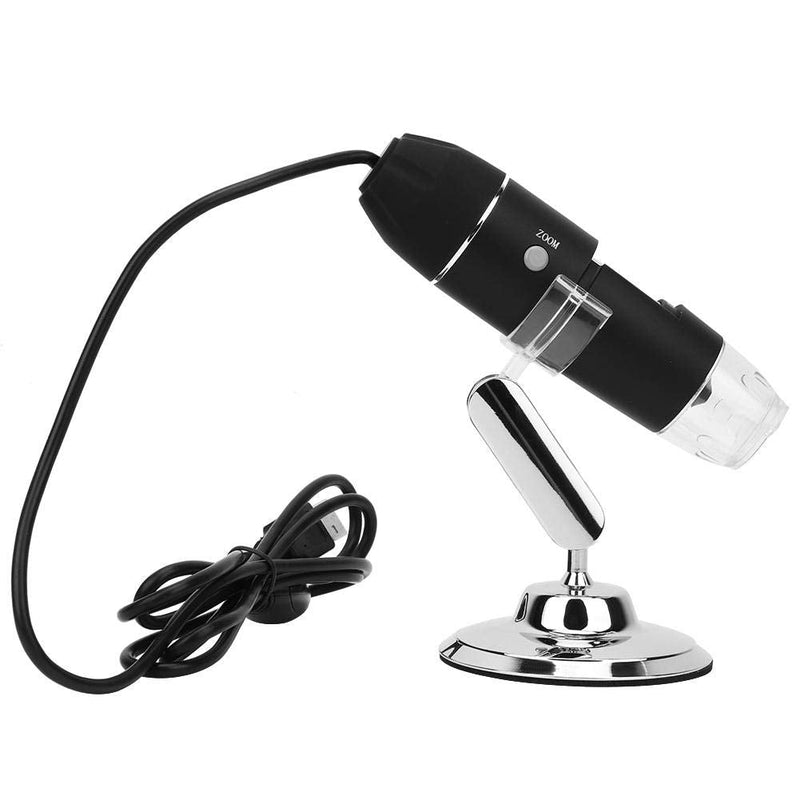 [Australia - AusPower] - Zerone Digital Magnifier, 1600X Digital Microscope Magnifier S4T-30W-D 8 LED Microscope Endoscope Camera Video w/Stand 