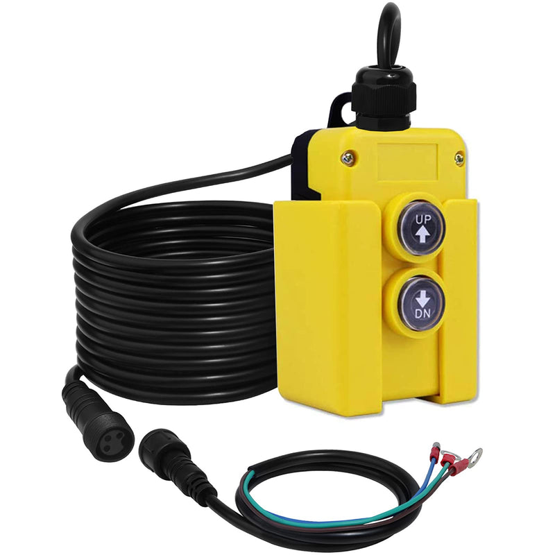 [Australia - AusPower] - Zinger 3 Wire Dump Trailer Remote Control Switch 12V for Single Acting Hydraulic Power Unit Hydraulic Pump Dump Trailer Truck Tipper … without solenoid coil 