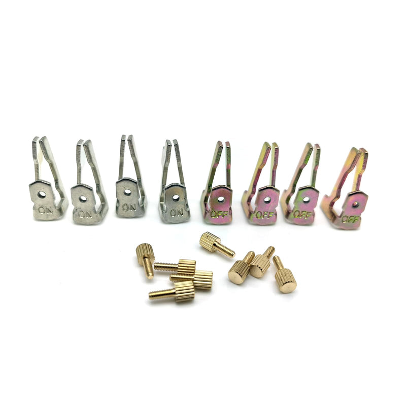 [Australia - AusPower] - Zuide Time Switch Trippers Kit 156T1978A for Intermatic T100 Series T102 T103 T101R T104M T104R Clock Dial Trippers Timers(4 ON /4 Off /8 Screws) 